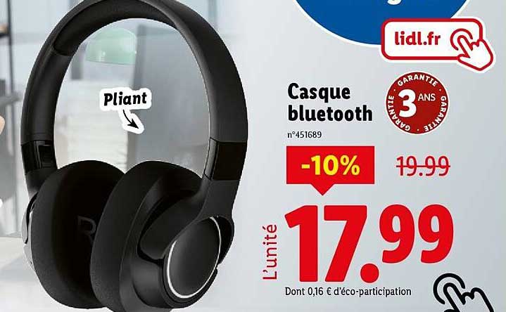Casque bluetooth