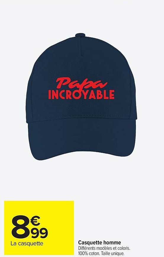 Casquette homme