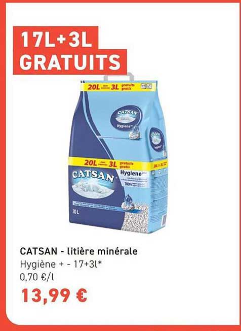 CATSAN - litière minérale