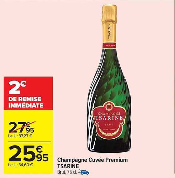Champagne Cuvée Premium TSARINE