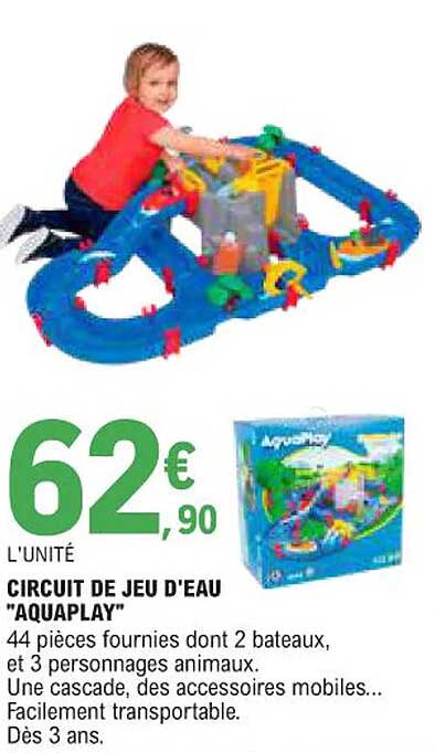 CIRCUIT DE JEU D'EAU "AQUAPLAY"