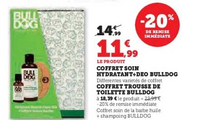 COFFRET SOIN HYDRATANT+DEO BULLDOG