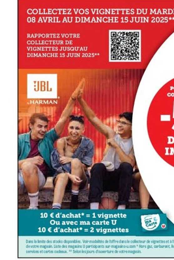 COLLECTEZ VOS VIGNETTES DU MARDI 08 AVRIL AU DIMANCHE 15 JUIN 2025