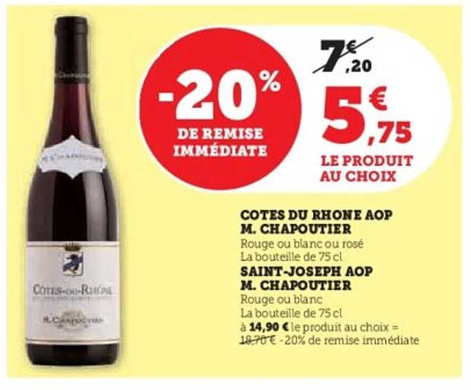 COTES DU RHONE AOP M. CHAPOUTIER