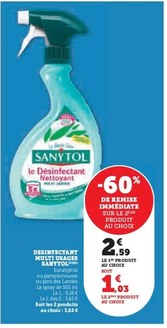 DESINFECTANT MULTI USAGES SANYTOL