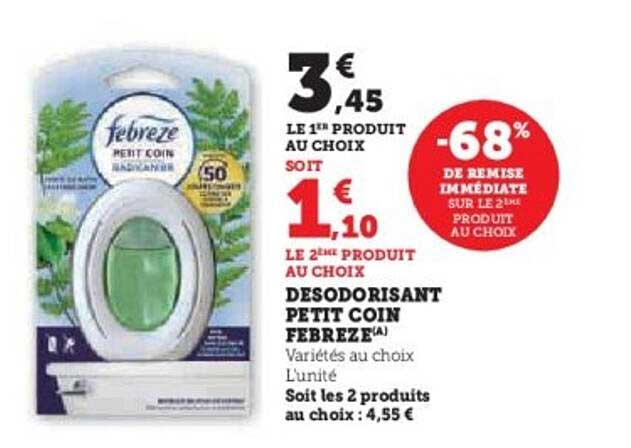 DESODORISANT PETIT COIN FEBREZE
