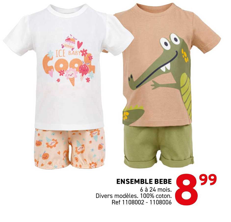 ENSEMBLE BEBE
