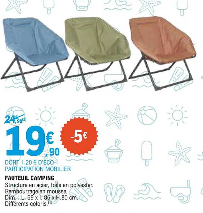 FAUTEUIL CAMPING