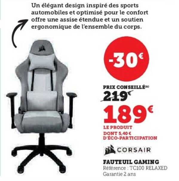 FAUTEUIL GAMING