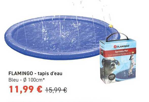 FLAMINGO - tapis d'eau
