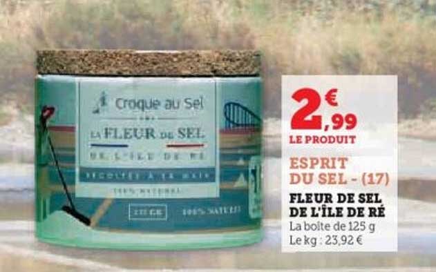 FLEUR DE SEL DE L’ÎLE DE RÉ