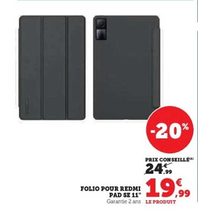 FOLIO POUR REDMI PAD SE 11"