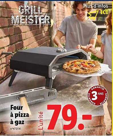 Four à pizza à gaz