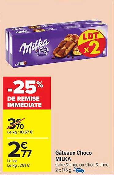 Gâteaux Choco MILKA