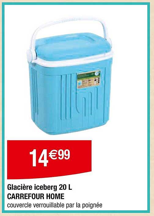 Glacière iceberg 20 L CARREFOUR HOME