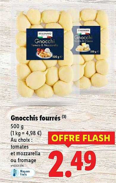 Gnocchis fourrés