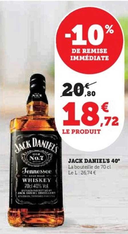 JACK DANIEL'S 40°