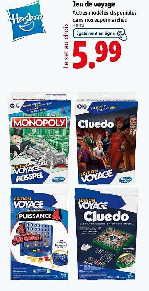 Jeu de voyage