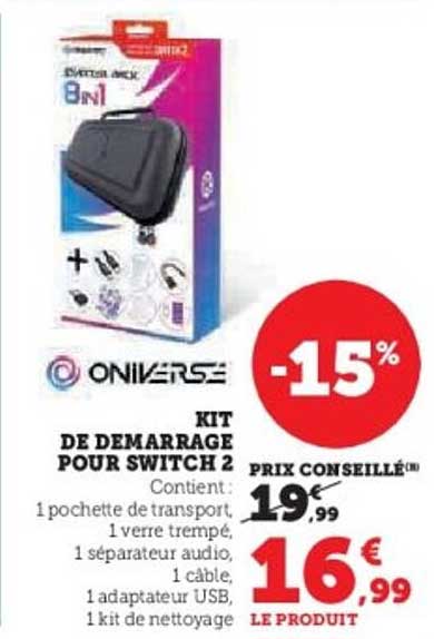 KIT DE DEMARRAGE POUR SWITCH 2
