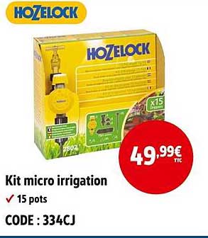 Kit micro irrigation