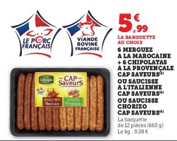 LA BARQUETTE AU CHOIX