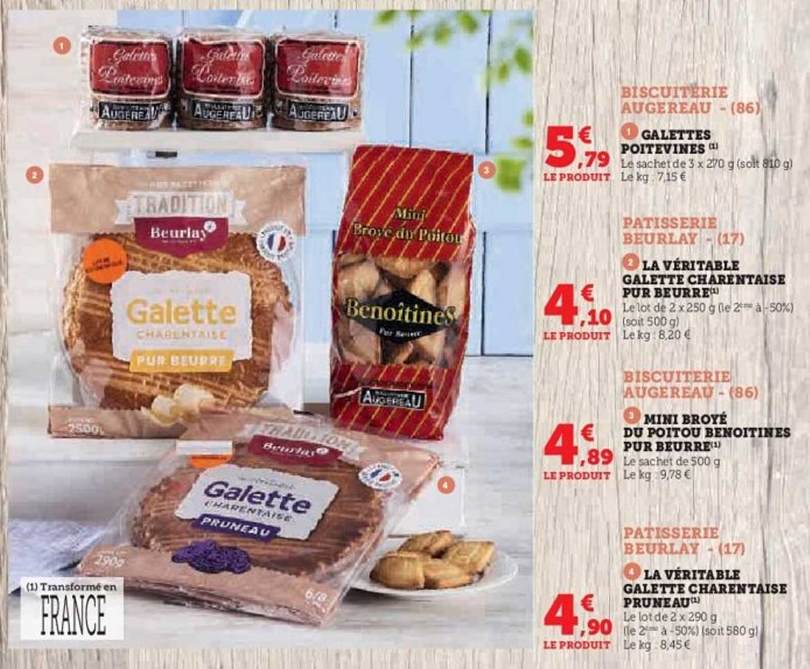 LA VÉRITABLE GALETTE CHARANTAISE PUR BEURRE