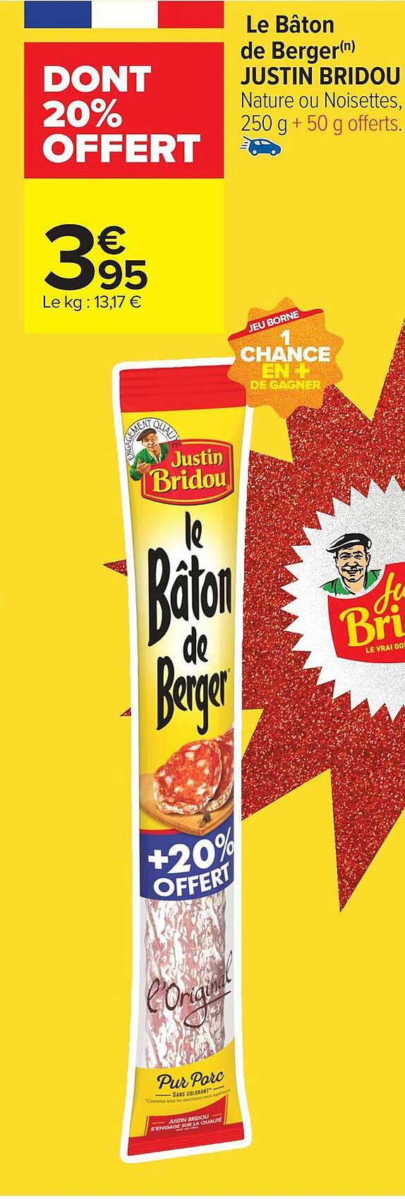 Le Bâton de Berger(n) JUSTIN BRIDOU