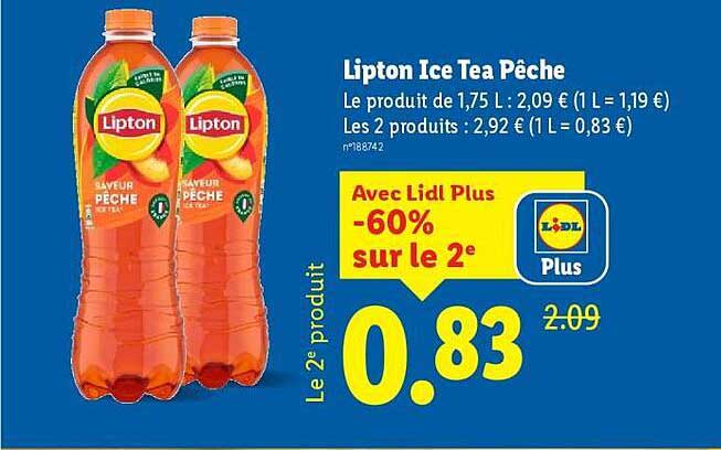 Lipton Ice Tea Pêche