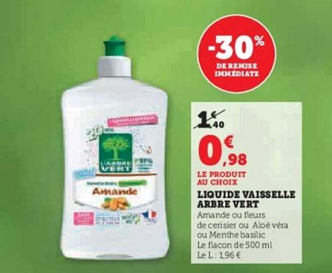 LIQUIDE VAISSELLE ARBRE VERT