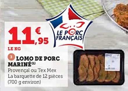 Lomo de porc mariné