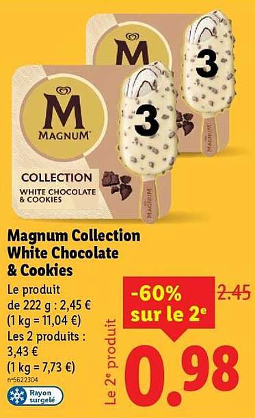 Magnum Collection White Chocolate & Cookies