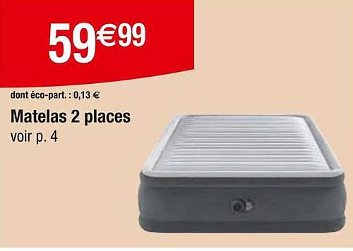 Matelas 2 places