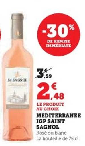 MEDITERRANEE IGP SAINT SAGNOL