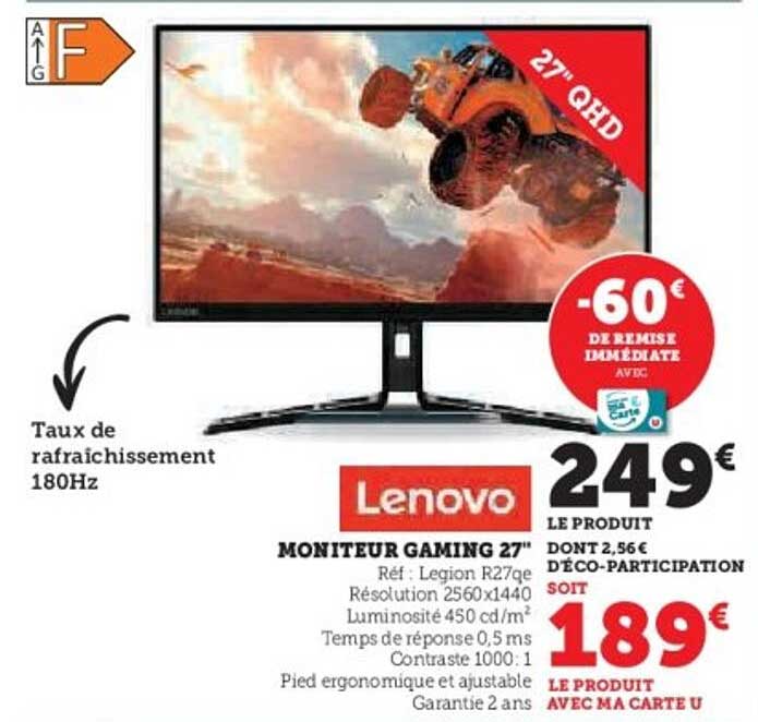 MONITEUR GAMING 27"
