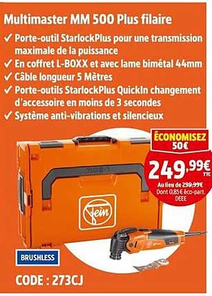 Multimaster MM 500 Plus filaire