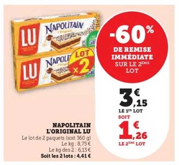 NAPOLITAIN L'ORIGINAL LU