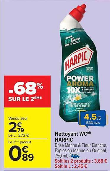 Nettoyant WC(d) HARPIC