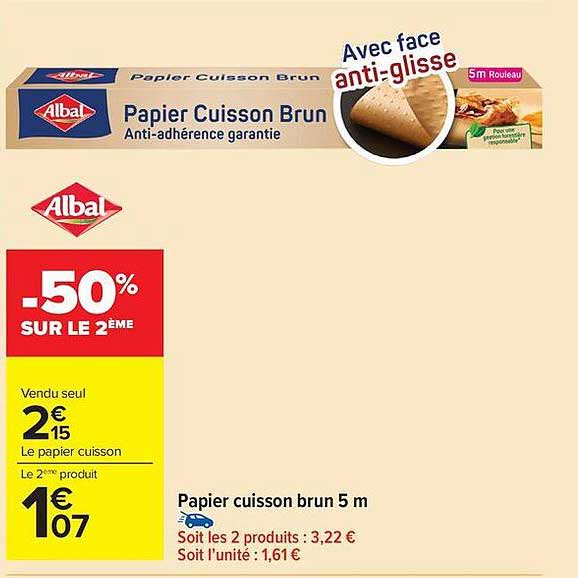 Papier Cuisson Brun