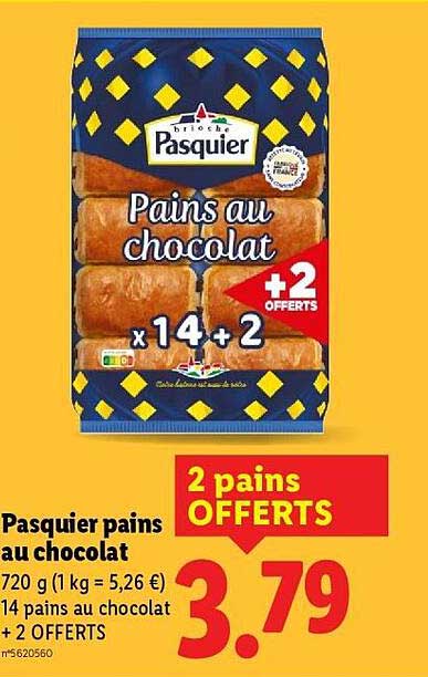 Pasquier pains au chocolat