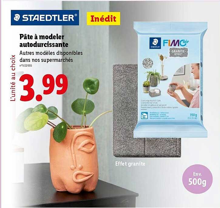 Pâte à modeler autodurcissante