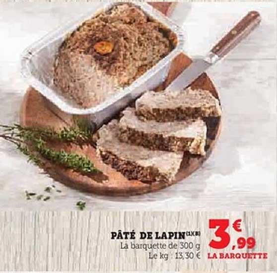 PÂTÉ DE LAPIN (300 g)