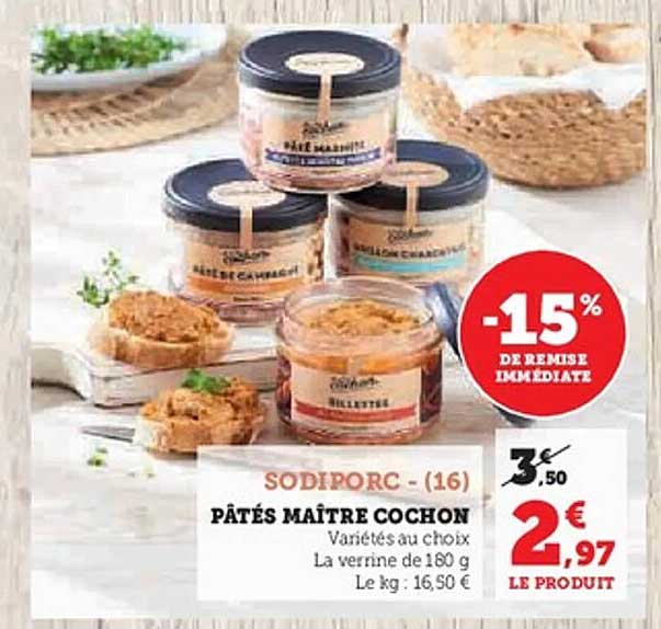 Pâtés Maître Cochon
