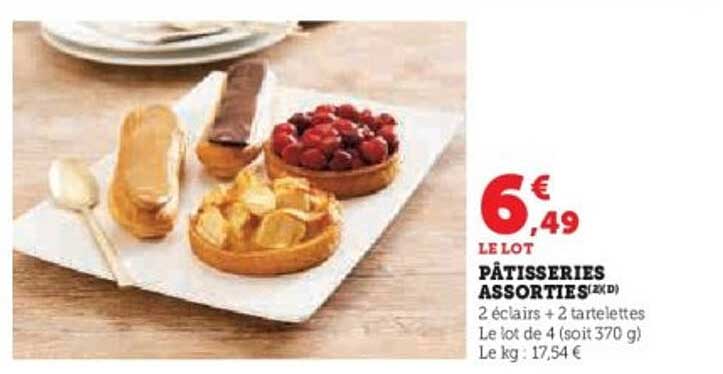 Pâtisseries assorties