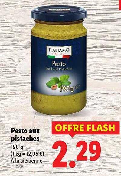 Pesto aux pistaches