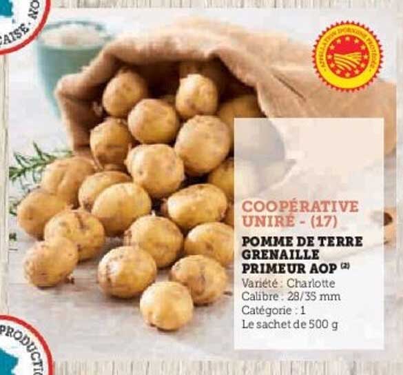 POMME DE TERRE GRENaille PRIMEUR AOP