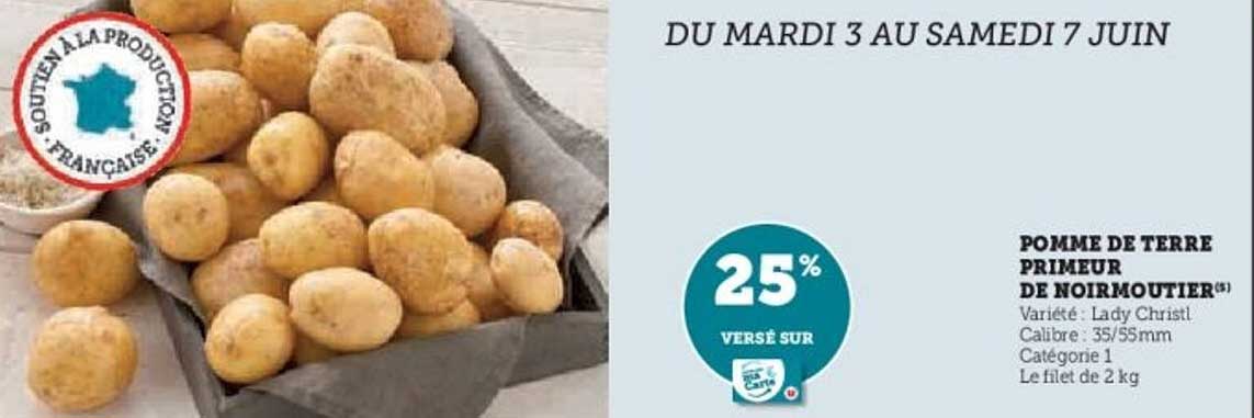 POMME DE TERRE PRIMEUR DE NOIRMOUTIER