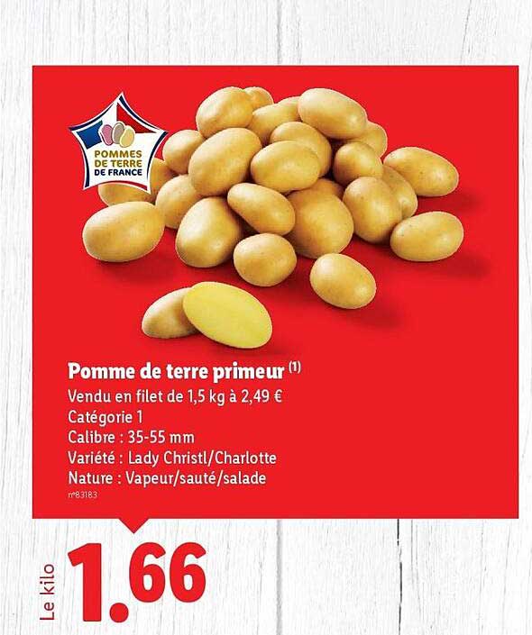 Pomme de terre primeur