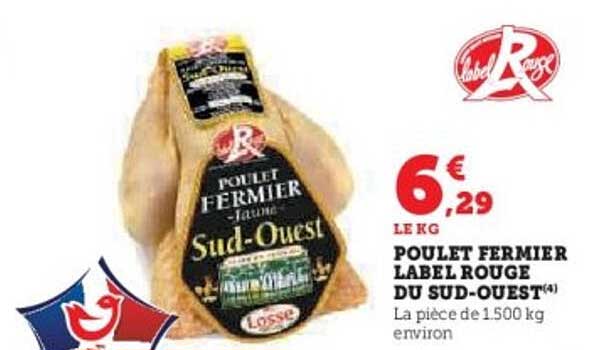 POULET FERMIER LABEL ROUGE DU SUD-OUEST