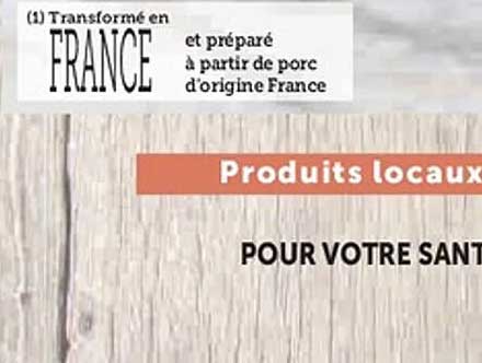 Produits locaux POUR VOTRE SANTÉ