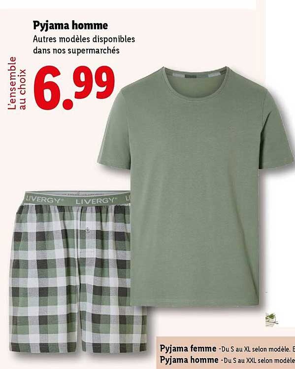Pyjama homme
